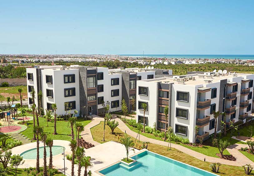 residence dar bouazza vert marine